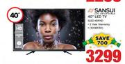 Sansui 40” LED TV SLED-40FHD