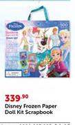 Disney Frozen Paper Doll Kit Scrapbook