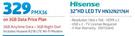 Hisense 32" HD LED TV HN32N2176H-On 3GB Data Price Plan Includes Huawei R218 LTE WiFi Modem
