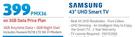 Samsung 43" UHD Smart TV-On 3GB Data Price Plan Includes Huawei R218 LTE WiFi Modem