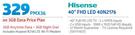 Hisense 40" FHD LED TV 40N2176-On 3GB Data Price Plan Includes Huawei R218 LTE WiFi Modem