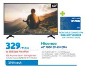 Hisense 40" FHD LED TV 40N2176-