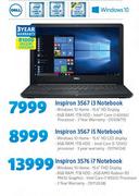 Dell Inspiron 3567 i7 Notebook