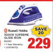 Russell Hobbs 1600W Supreme Glide Iron RHI283