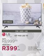 LG 43" FHD LED TV