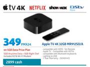 Apple TV 4K 32GB MR912SO/A-On 5GB Data Price Paln