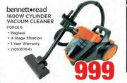 Bennett Read 1600W Cylinder Vacuum Cleaner Force8