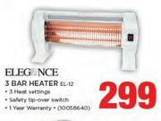 Elegance 3 Bar Heater EL-12