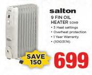 Salton 9 Fin Oil Heater SOH9