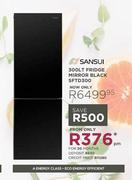 Sansui 300Ltr Fridge Mirror Black SFTD300