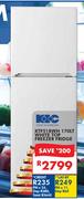 KIC KTF518WH 170Ltr White Top Freezer Fridge