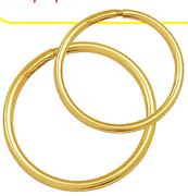 9ct Gold 12mm Sleepers-Per Pair