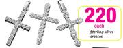 Sterling Silver Crosses-Each