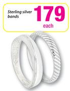Sterling Silver Bands-Each