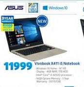 Asus Vivobook X411 i5 Notebook