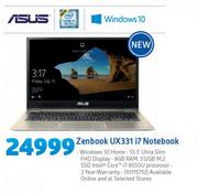 Asus Zenbook UX331 i7 Notebook