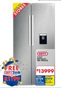 Defy 555Ltr Metallic SBS Fridge + Free Mini Oven