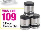 3 Piece Canister Set