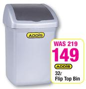 Addis Flip Top Bin-32L