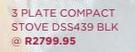 Defy 3 Plate Compact Stove(DSS439 BLK)