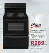Univa 4 Plate Compact Stove(U116B)
