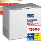 KIC KCG300 330Ltr White Chest Freezer