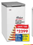 Univa UC125W 110Ltr Chest Freezer