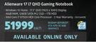 Alienware 17 i7 QHD Gaming Notebook-Each