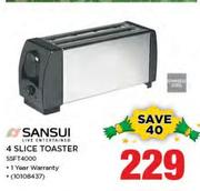 Sansui 2 Slice Toaster SSFT4000