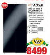 Sansui 500Ltr Side By Side 4 Door Mirror Fridge SFR500BM