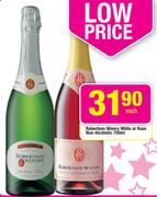 Robertson Winery White or Rose Non-Alcoholic - 750ml Each