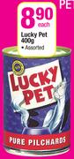 Lucky Pet-400gm Each