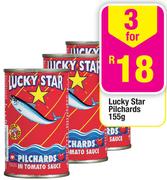 Lucky Star Pilchards-3x155gm