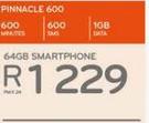 Apple iPhone X 64GB LTE Advanced-ON Pinnacle 600