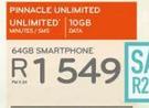 Apple iPhone 8 Plus 64GB Smartphone LTE Advanced-On Pinnacle Unlimited