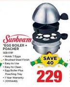 Sunbeam Egg Boiler + Poacher SEB-011P