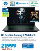 HP Pavilion Gaming i7 Notebook