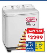 Defy 8Kg Twin Tub