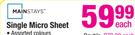 Mainstays Single Micro Sheet-Each