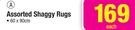Assorted Shaggy Rugs(60x90Cm)-Each