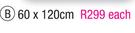 Assorted Shaggy Rugs(60x120Cm)-Each