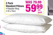 2 Pack Standard Pillows-Per Pack