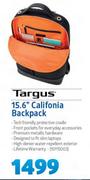 Targus 15.6” California Backpack