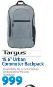Targus 15.6” Urban Commuter Backpack