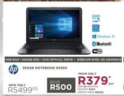 HP 250GB Notebook N3550