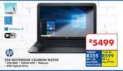 HP 250 Notebook Celeron N3550