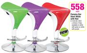 Panama Bar Stool White With Red