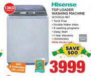 Hisense 13kg Top Loader Washing Machine WTX13025 MET