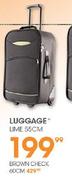 Luggage Lime 55cm