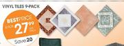 Vinyl Tiles 9-Pack Each
